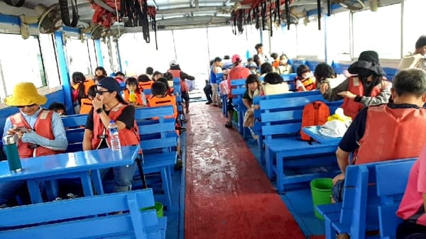 嘉義布袋海上巴士 可以登無人島母親節帶著媽媽吹海風 布袋業者推1元乘船