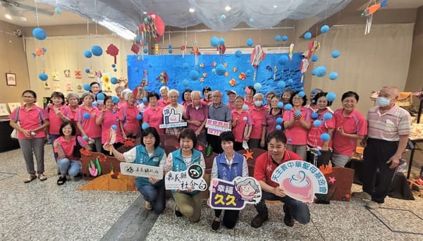 老當益壯 活力抵嘉112年嘉義縣長青活力站成果展 吸睛巨型作品「海底世界」