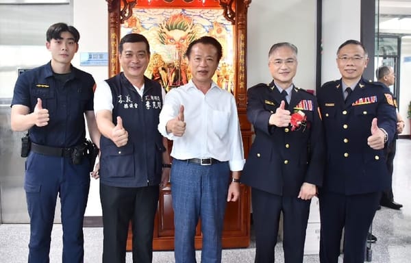 嘉義縣警察局朴子分局舊辦公廳舍「東石郡役所」核列為「縣定古蹟」新建辦公廳舍今落成啟用