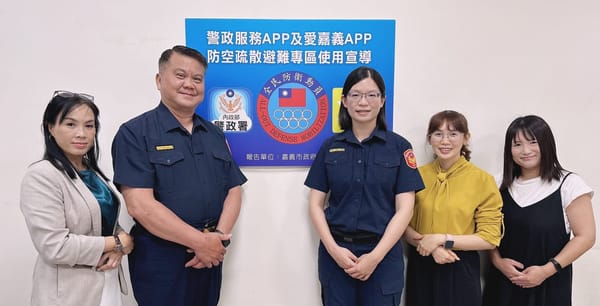 嘉義市萬安47號演習 6國語言宣導足感心