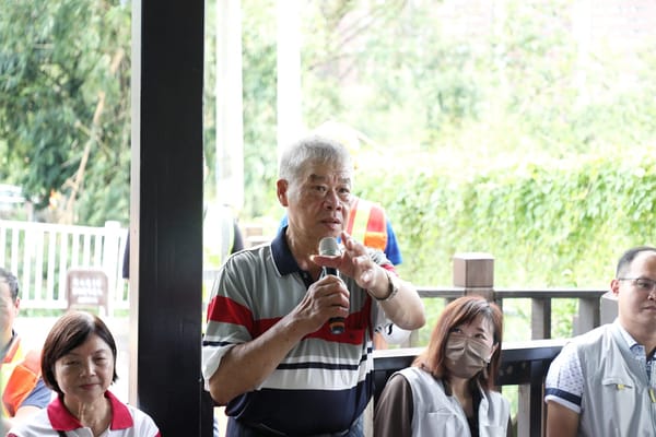黃敏惠市長率隊視察北排水幹線(新店里段)第二期治理工程
